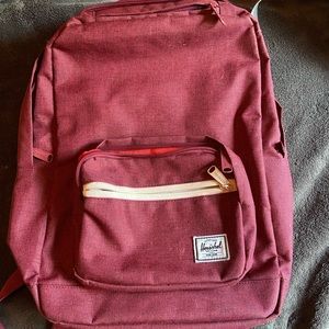 Herschel Maroon midsized computer backpack